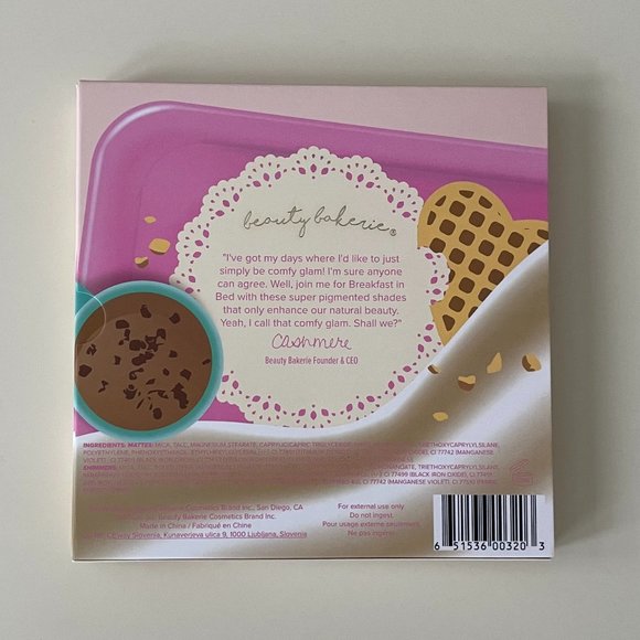 Beauty Bakerie Breakfast In Bed Eyeshadow Palette Brand New In Box - Picture 3 of 4